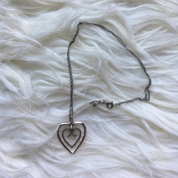 Zales Double Heart Necklace - Picture 2 of 7